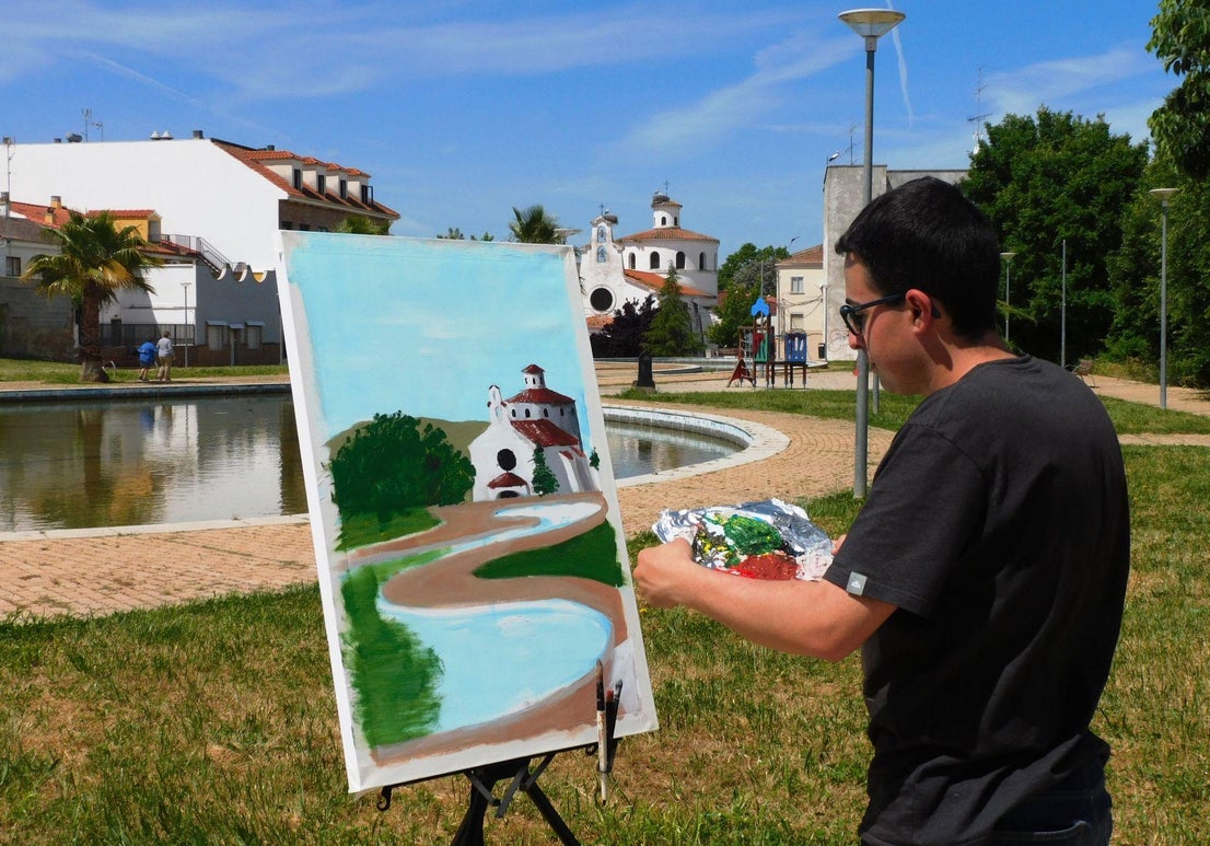 El Premio de Pintura Rápida 'Juan Núñez' eleva el nivel