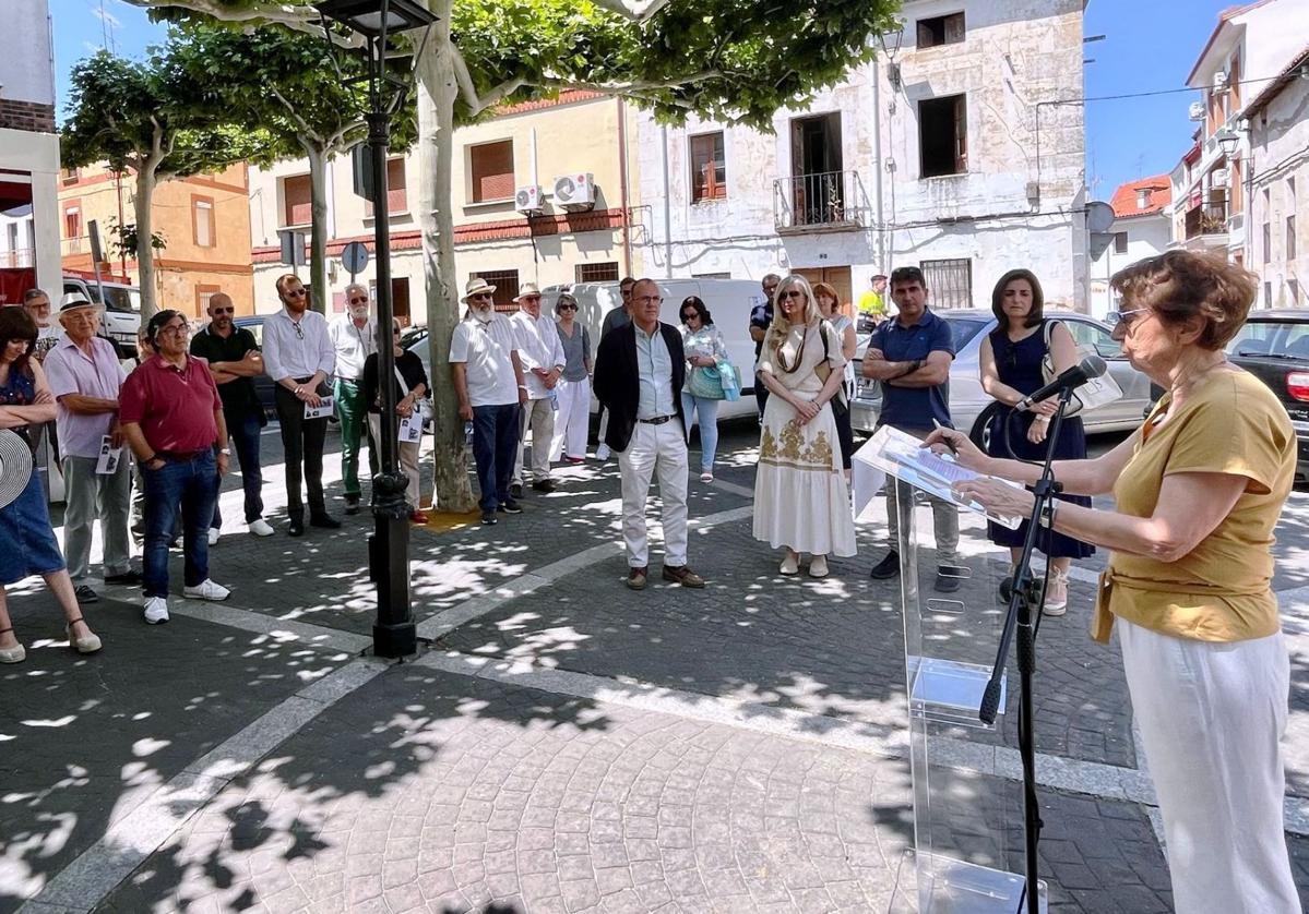 Intervención de Montserrat Zorraquino en el homenaje a Claudio Favier
