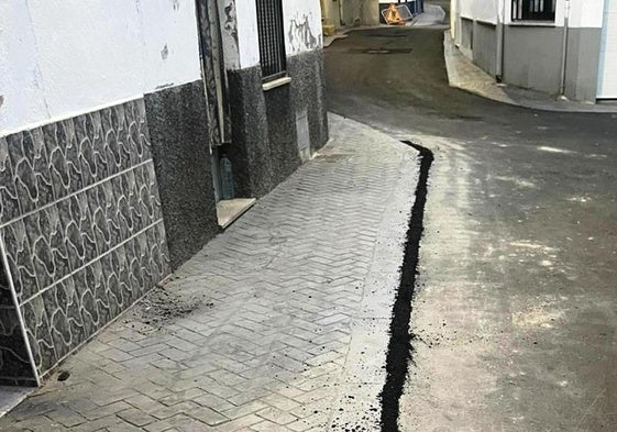 El grupo socialista tilda de «chapuza» las obras de la plataforma única