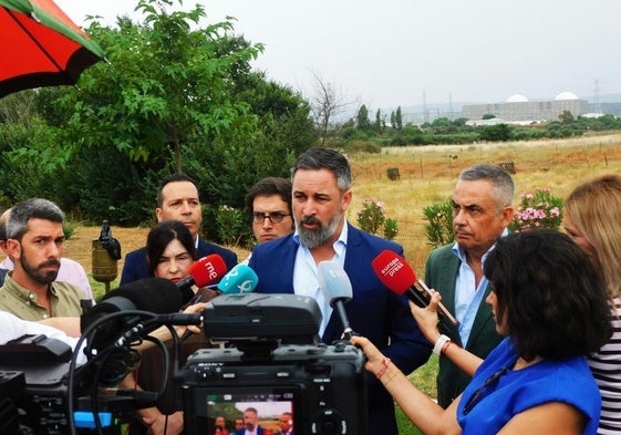 Santiago Abascal apuesta por «disponer de todas las fuentes de energía que el país nos da»