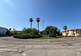 Una de las dos rotondas que serán mejoradas