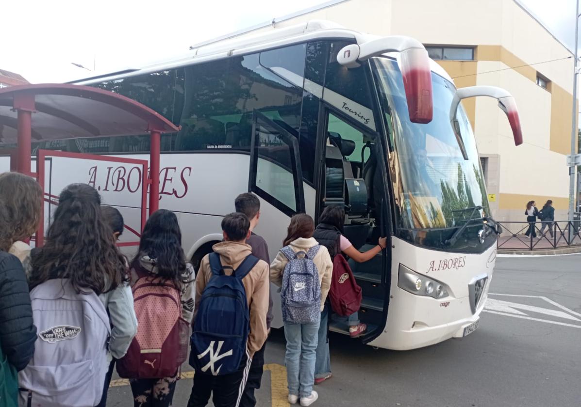 Autobús escolar puesto en marcha hace unos meses