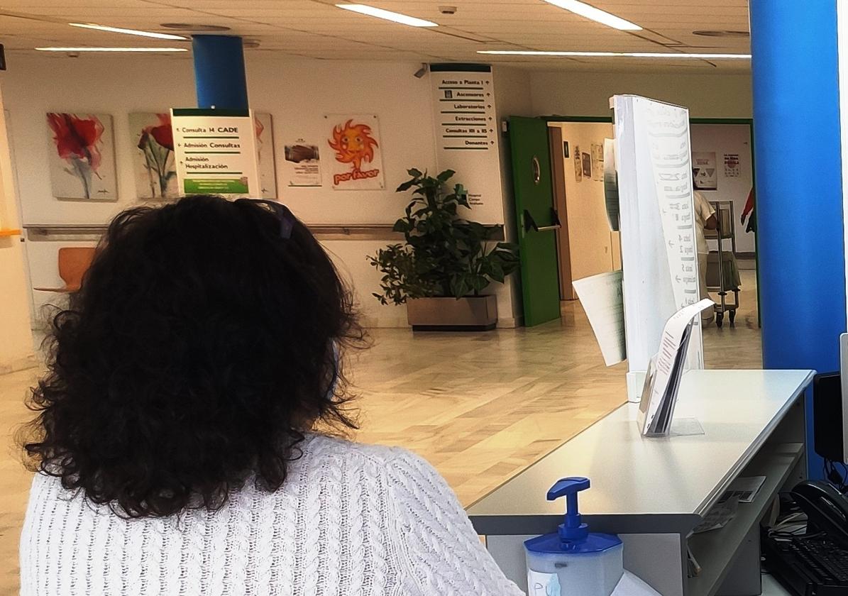Una de las entradas al hospital Campo Arañuelo
