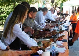 Vuelve el Encuentro Solidario de Cortadores de Jamón