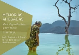 Jairo Marcos y María Ángeles Fernández llevan a Bruselas sus 'Memorias ahogadas'