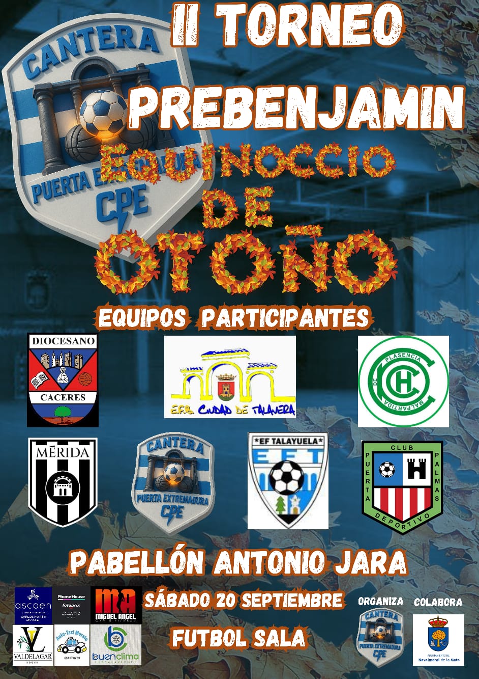 Este sábado se disputa el II Torneo 'Equinoccio de otoño' de fútbol-sala prebenjamín