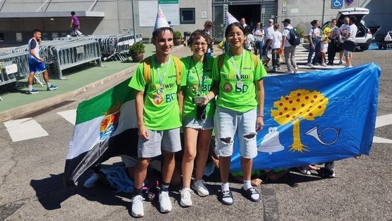 Un equipo de ArcaDroidEx, finalista mundial de la World Robot Olympiad