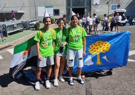 Un equipo de ArcaDroidEx, finalista mundial de la World Robot Olympiad
