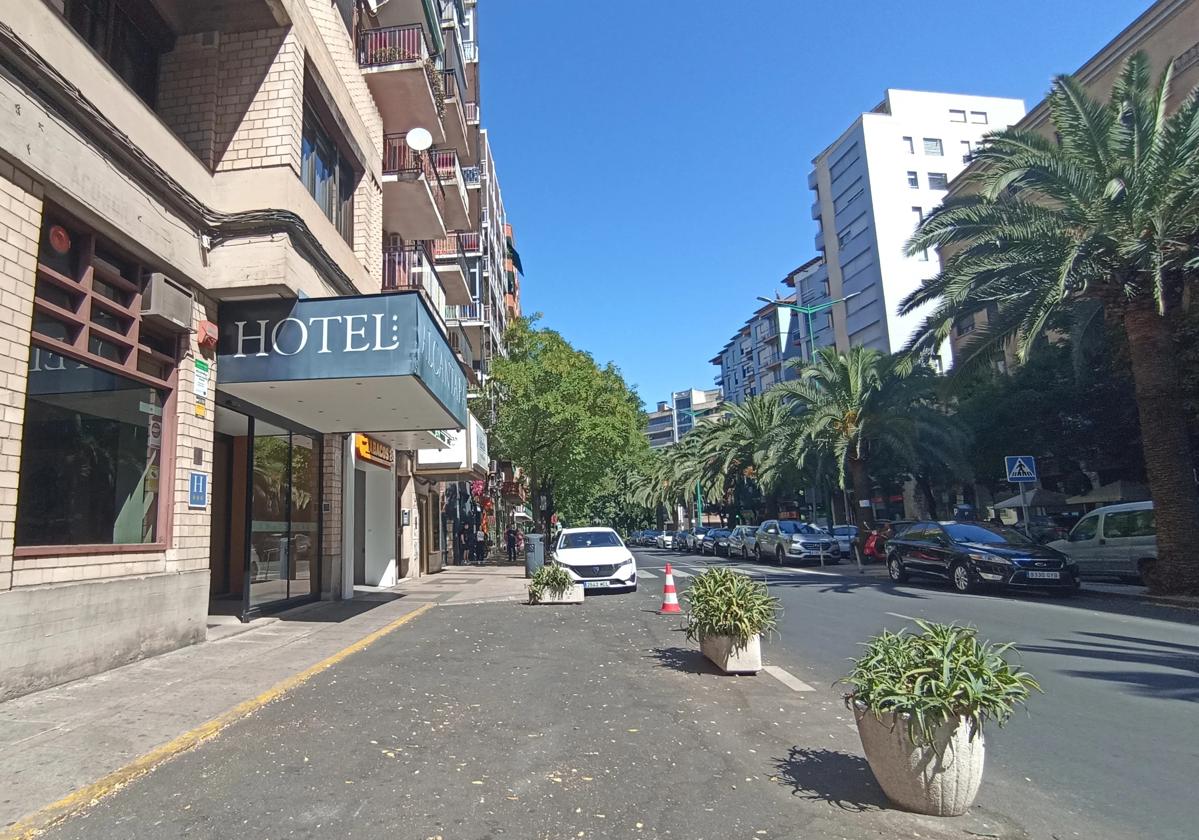 El suceso ocurrió en las inmediaciones del hotel Alcántara