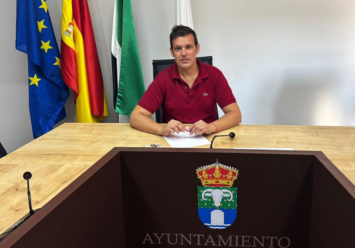 Iñaki Campo en el salón de plenos