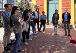 Visita dentro del Proyecto Europan de hace unos meses