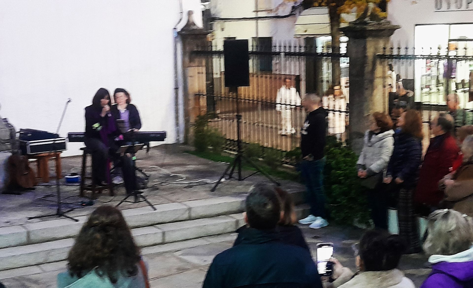 Fátima y Flor pusieron la música a la celebración