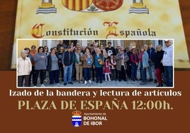 Bohonal de Ibor celebra el Día de la Constitución con el izado de la bandera y la lectura de varios artículos