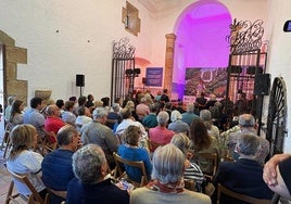 Acto celebrado dias atrás en el convento
