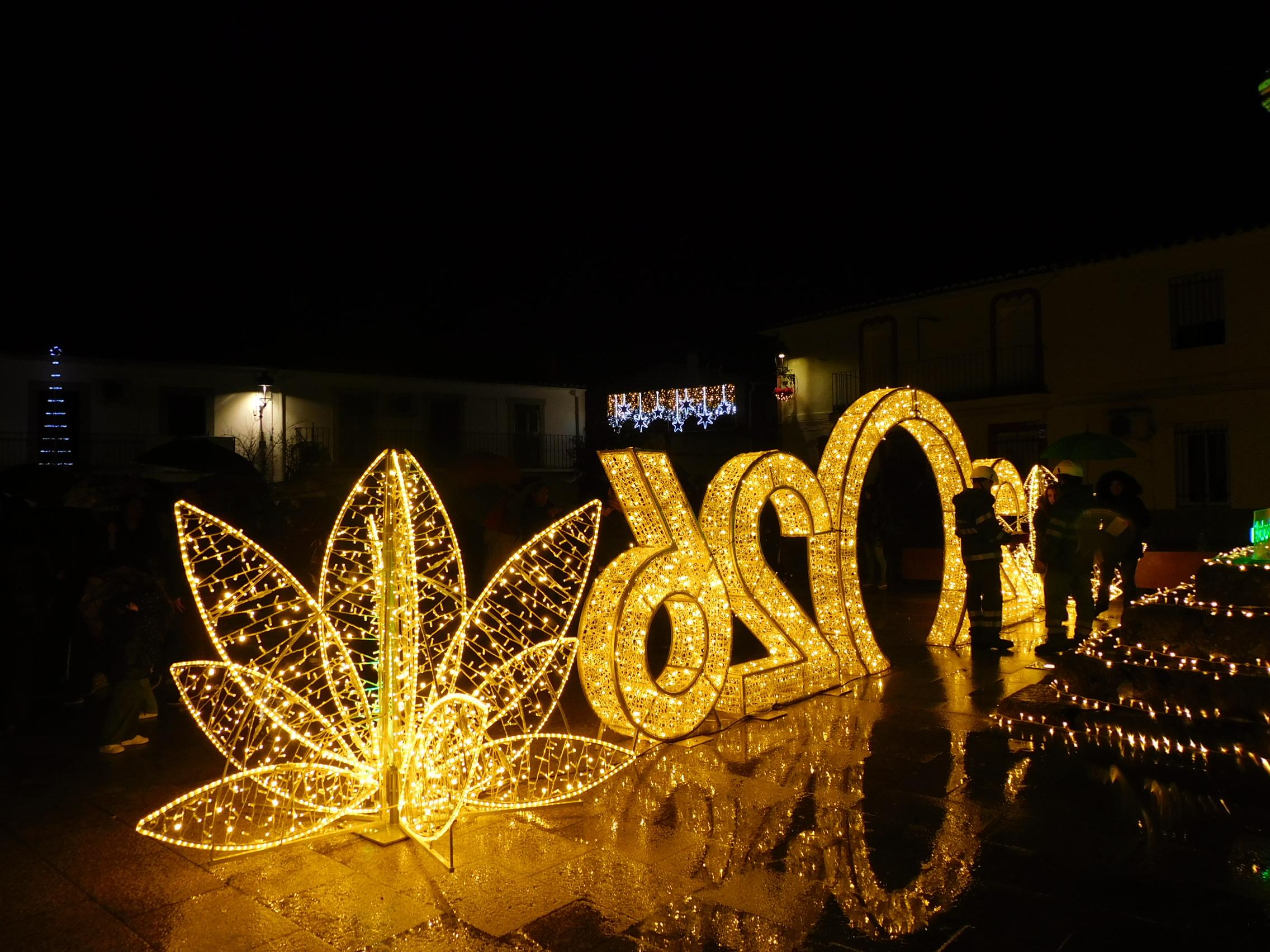 Belvís y las Casas presumen de iluminación navideña especial