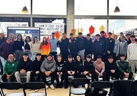 Foto de familia tras la actividad