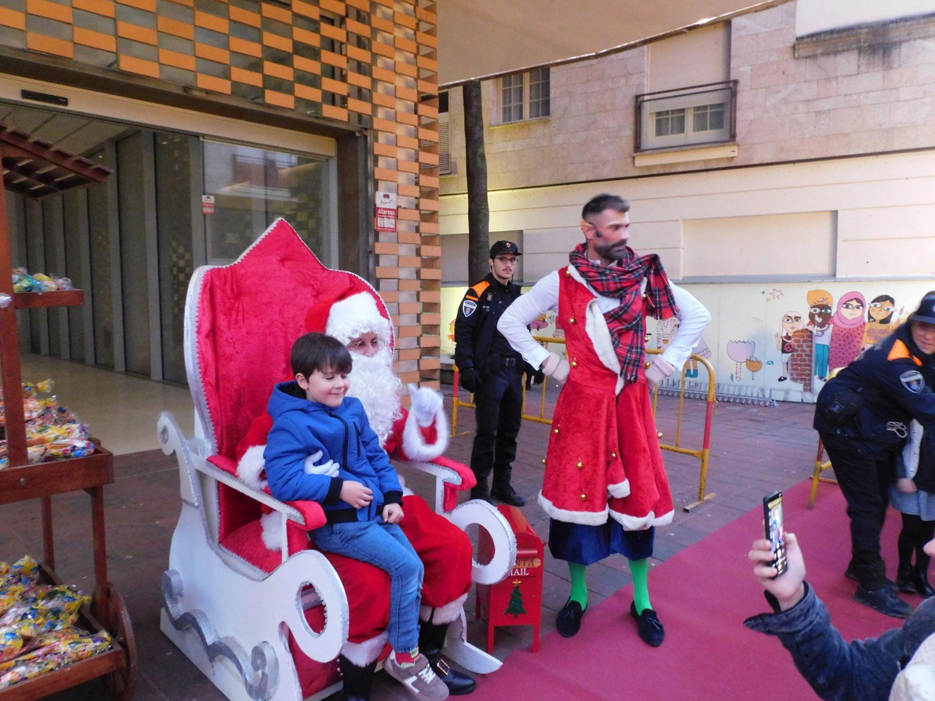 Papá Noel cierra la primera parte de las citas navideñas