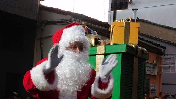 La visita de Papá Noel cierra las actividades municipales previas a Navidad