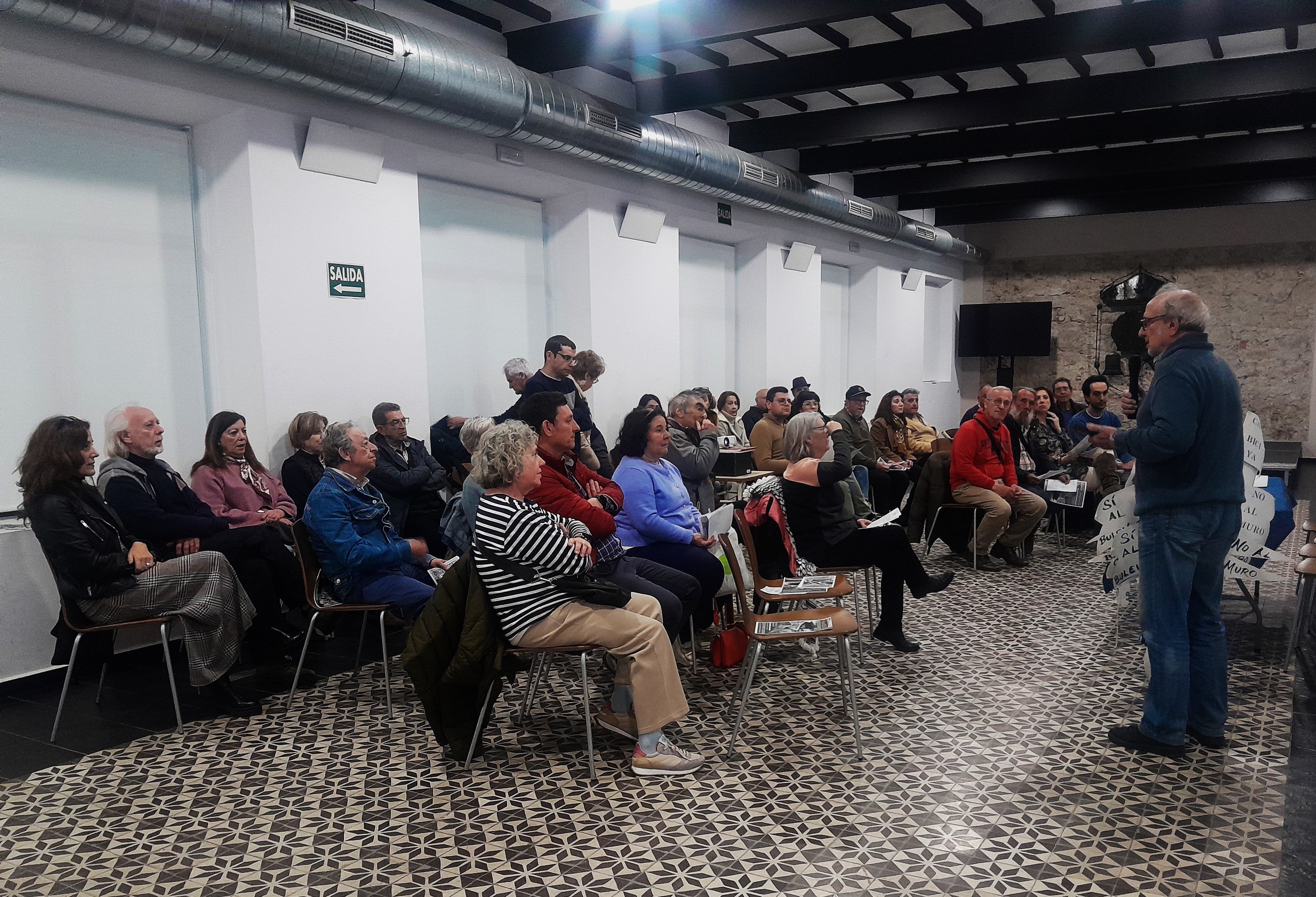 González Mazón presentando el acto celebrado en La Inmaculada