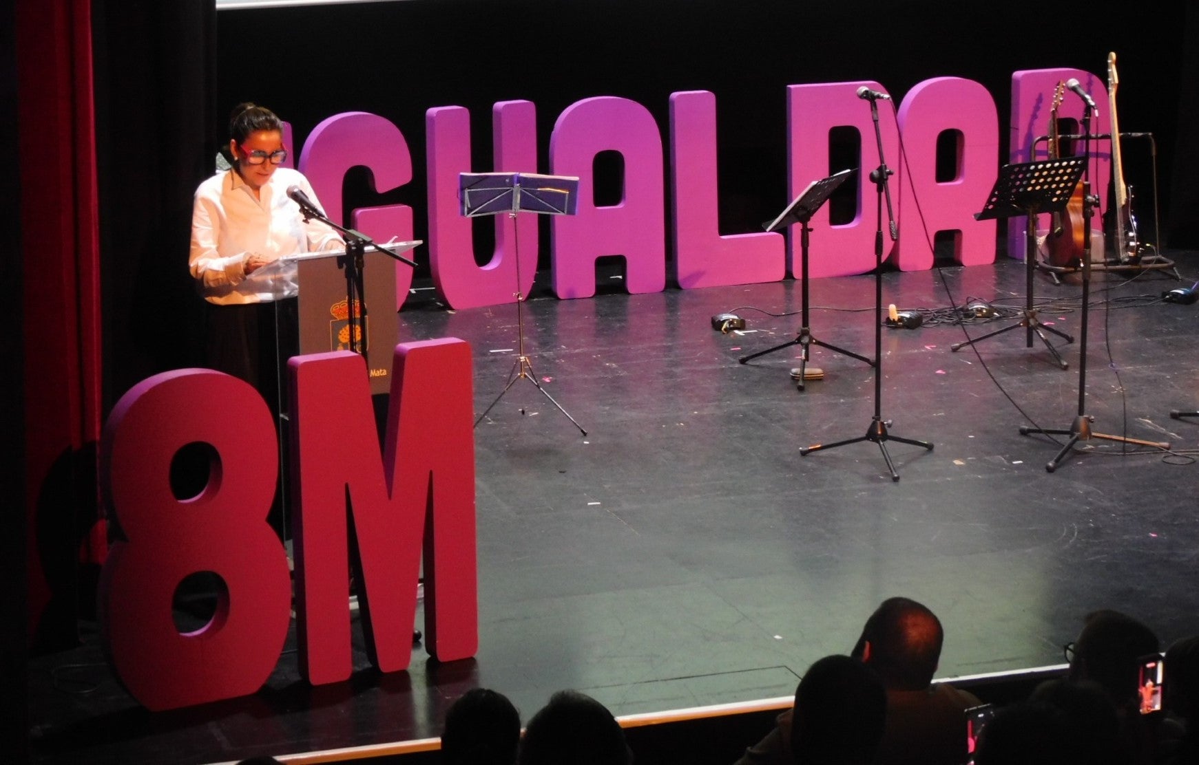 Elena Guerra fue la encargada de leer el relato ganador