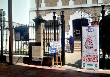 Charla, extracciones y exposición de dibujos, actividades de mayo de los donantes de sangre