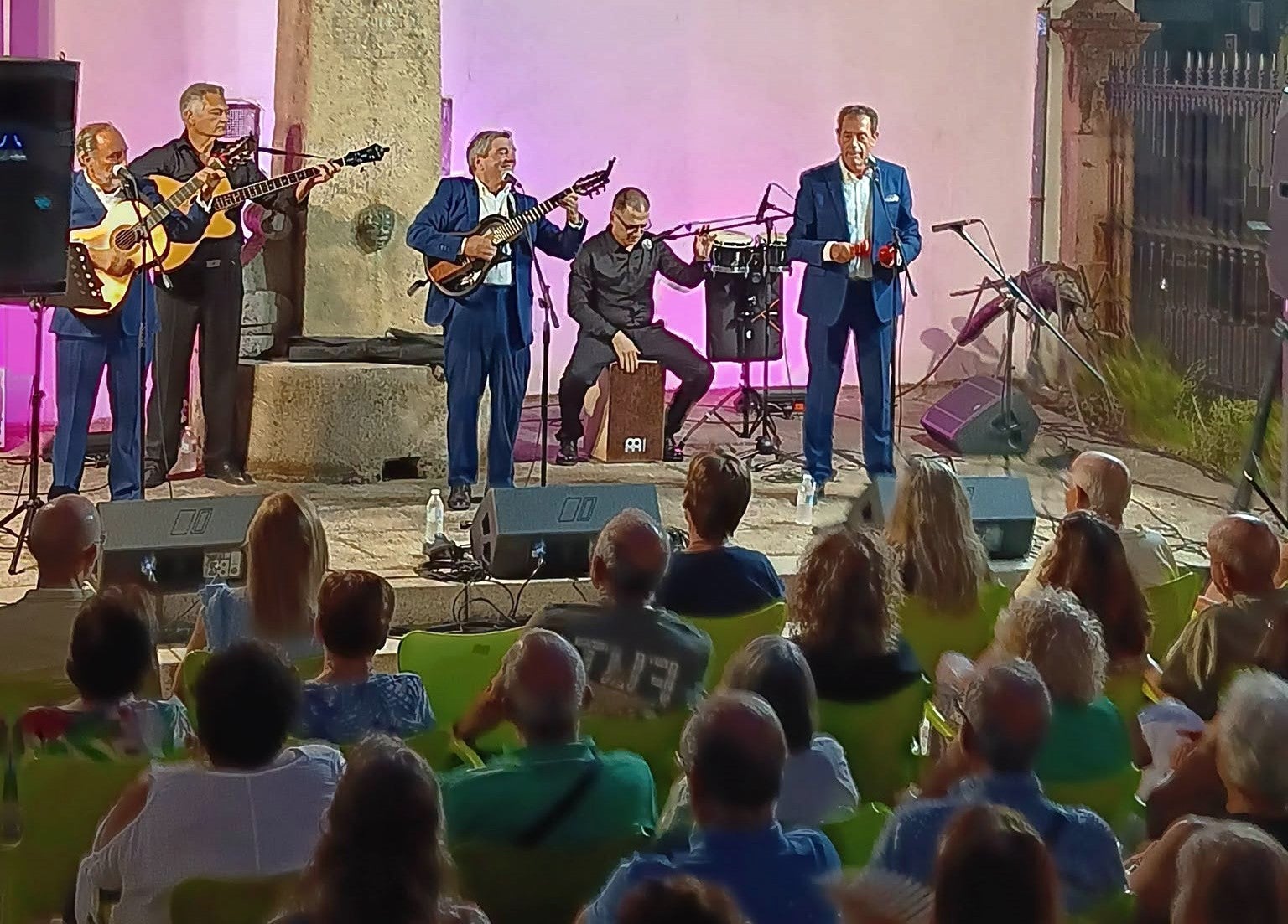 Concierto de Cuarto Bolero en el patio de la Fundación Concha