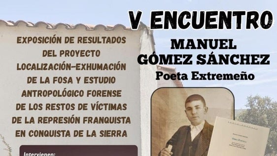 Conquista de la Sierra celebrará el sábado el V Encuentro dedicado a Manuel Gómez Sánchez