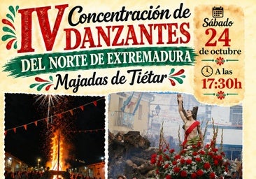 Majadas de Tiétar acogerá el sábado la IV Concentración de Danzantes del Norte de Extremadura