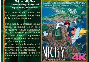 El cineclub Pasolini proyecta este martes 'Nicky. La aprendiz de bruja'