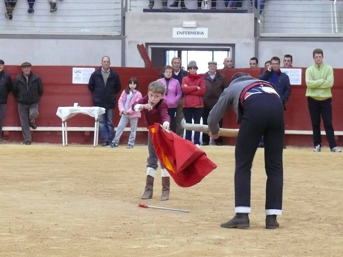Toreo de salón realizado en el multiusos 