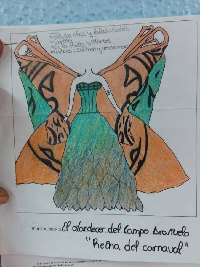 El concurso premiaba el diseño de los trajes 