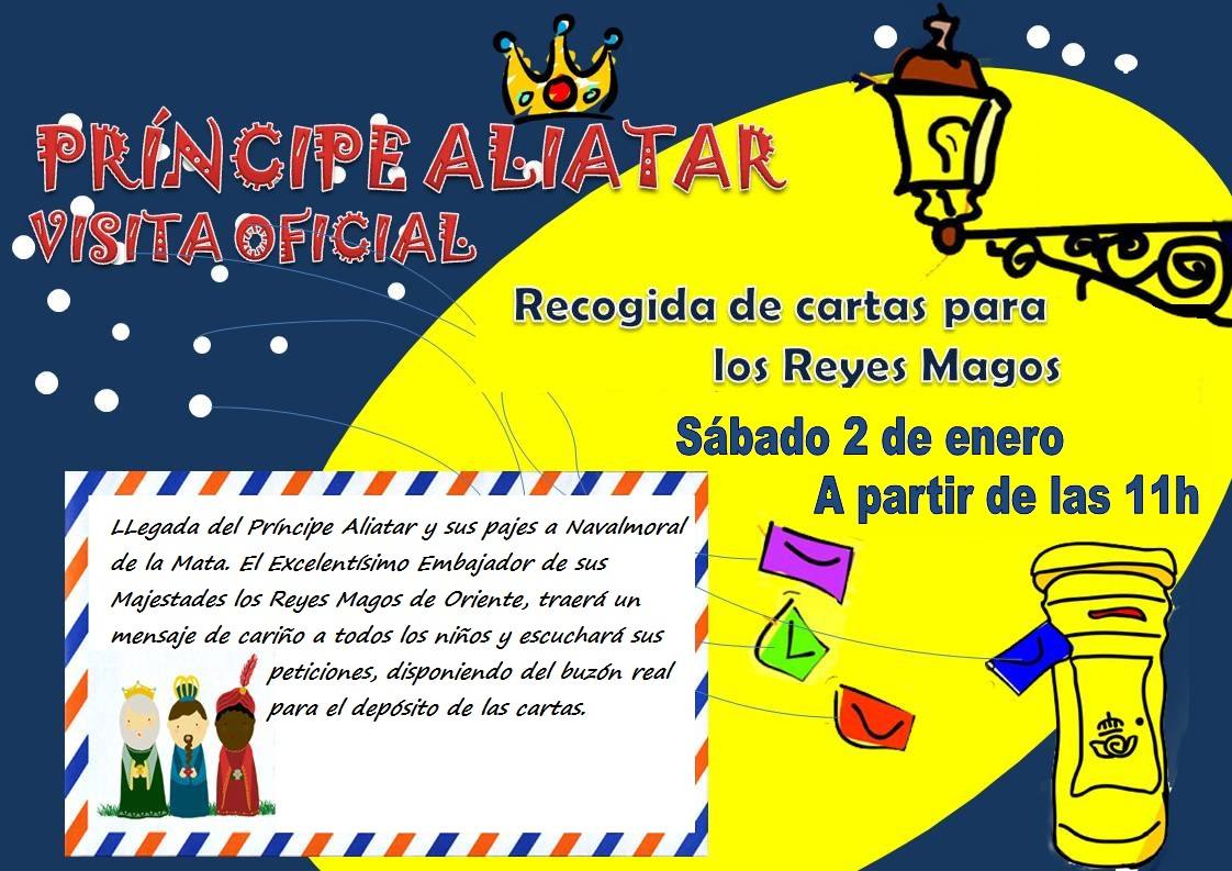 El príncipe Aliatar recorrerá Navalmoral el sábado para recoger las cartas a los Reyes Magos