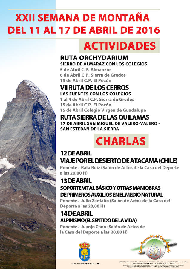 Una charla del fotógrafo Rafael Ruiz abre la Semana de Montaña