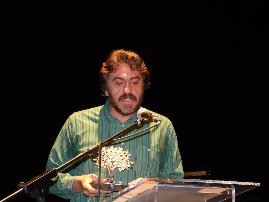 Juan Carlos Muñoz tras recoger la 'encina de plata' 