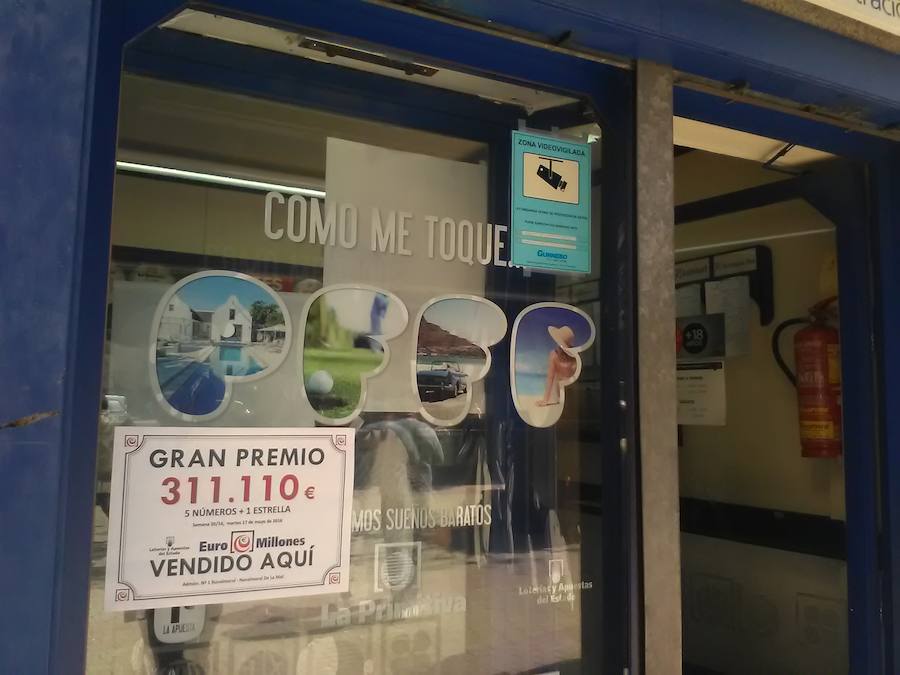 Un acertante de Navalmoral cobrará 311.110 euros del Euromillón