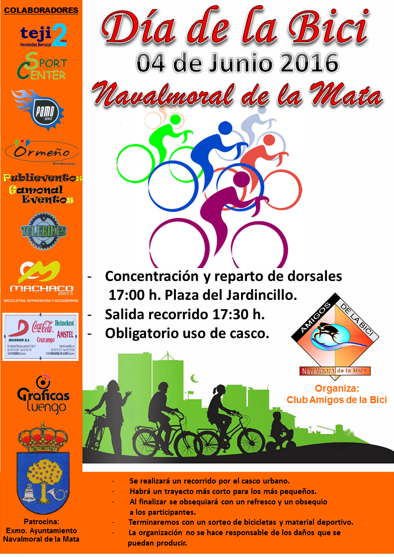 El sábado se celebrará el Día de la Bici, tras suspenderse el anterior por la lluvia