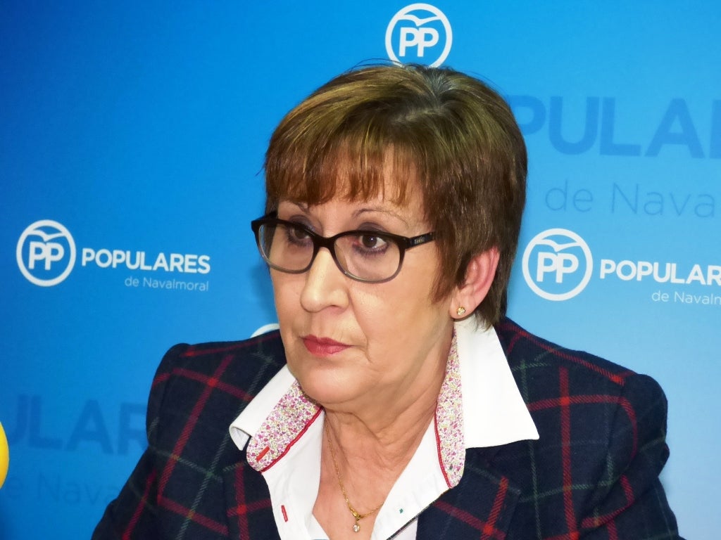 María Milagros Rodicio, portavoz popular 