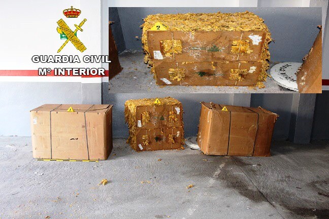 Agentes de Tráfico de Navalmoral intervienen 440 kilos de tabaco ilegal a tres vecinos de Badajoz