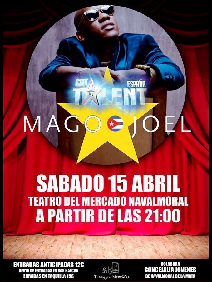El mago Joel ofrecerá en Navalmoral su primera actuación en Extremadura