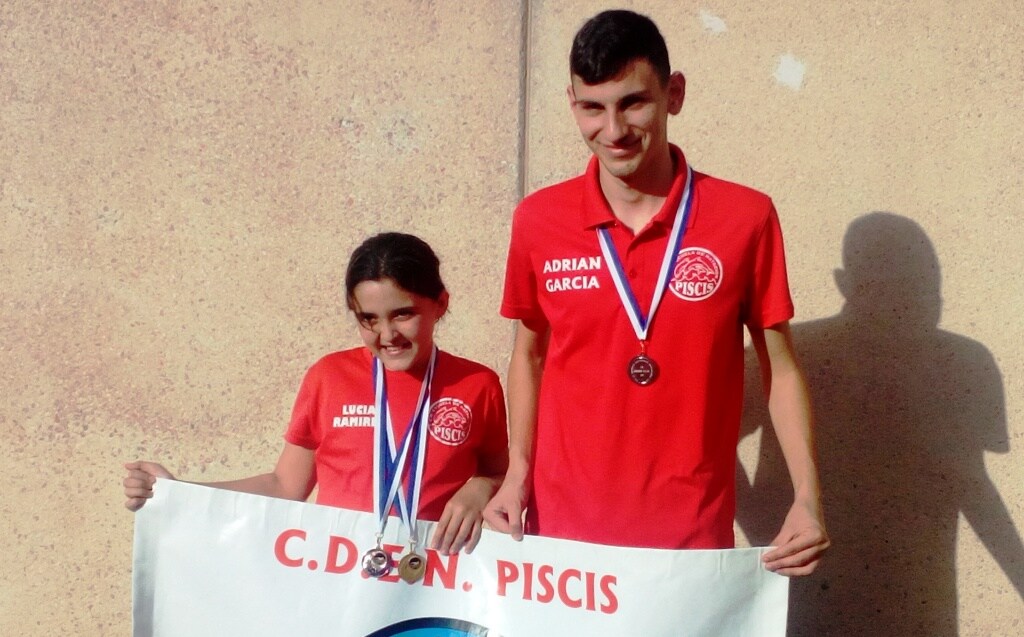 Lucía y Adrián, los medallistas de Piscis en Ávila 