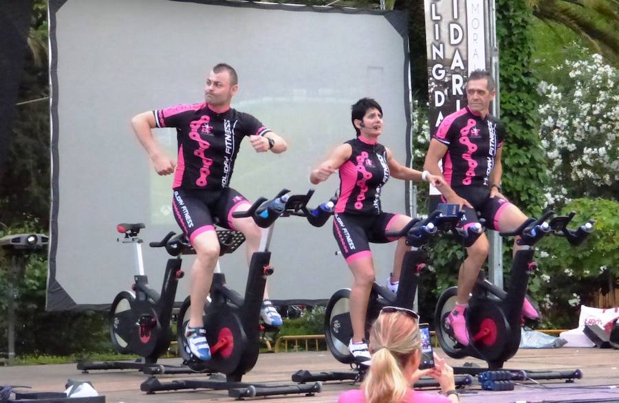 El 2º Cycling Day Solidario reunió a más de un centenar de aficionados en el parque municipal