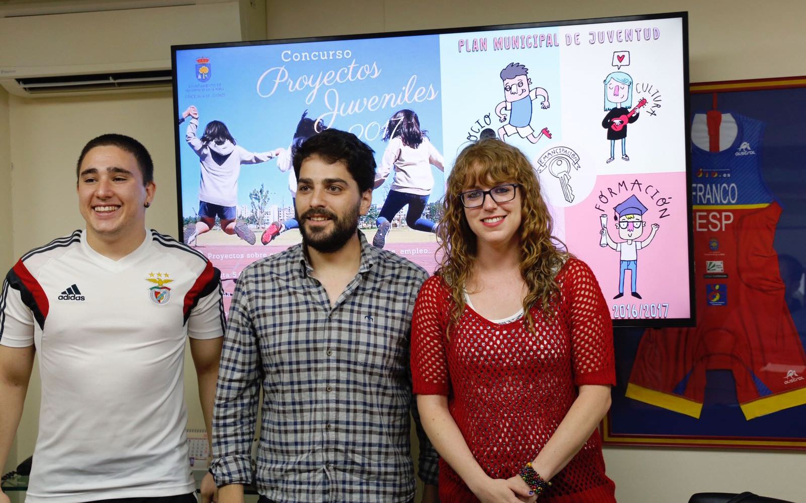 Alberto Fernández, Iñaki Rodríguez y Adelina Marcos 