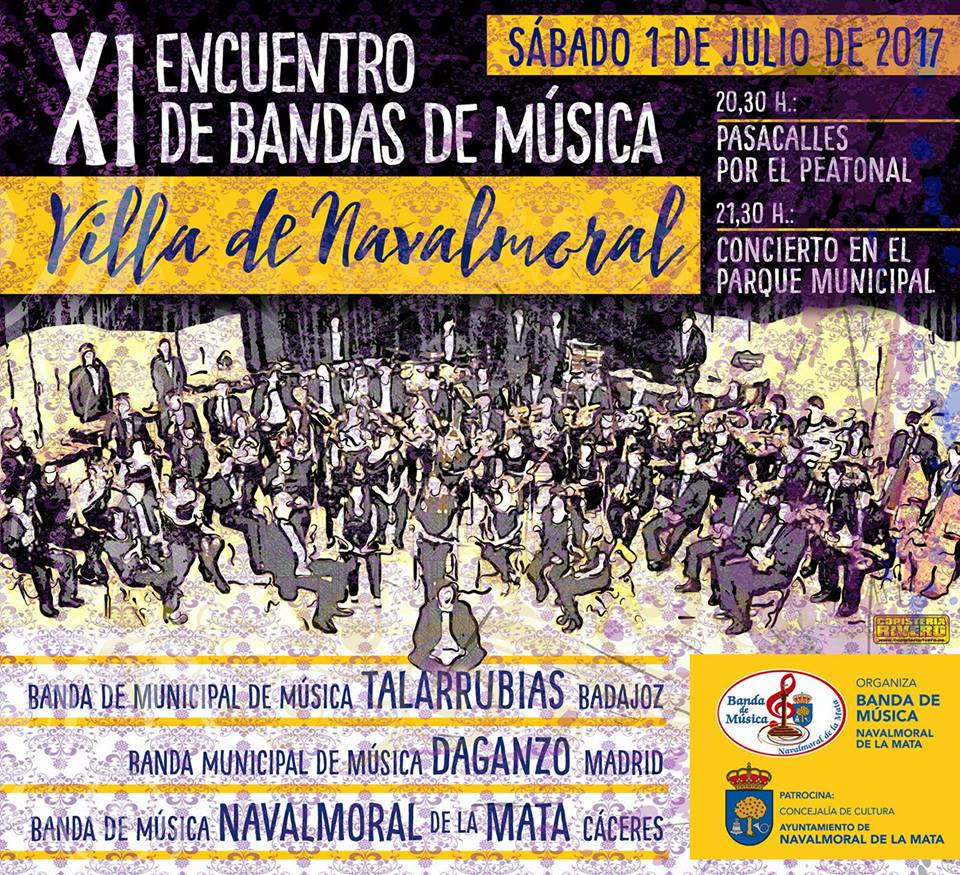 El parque municipal acogerá el sábado el XI Encuentro de Bandas de Música