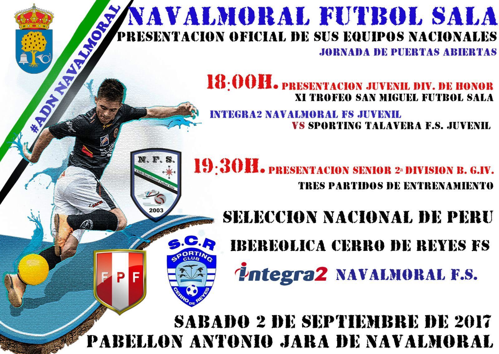 Navalmoral FS presentará el sábado a sus equipos de categoría nacional