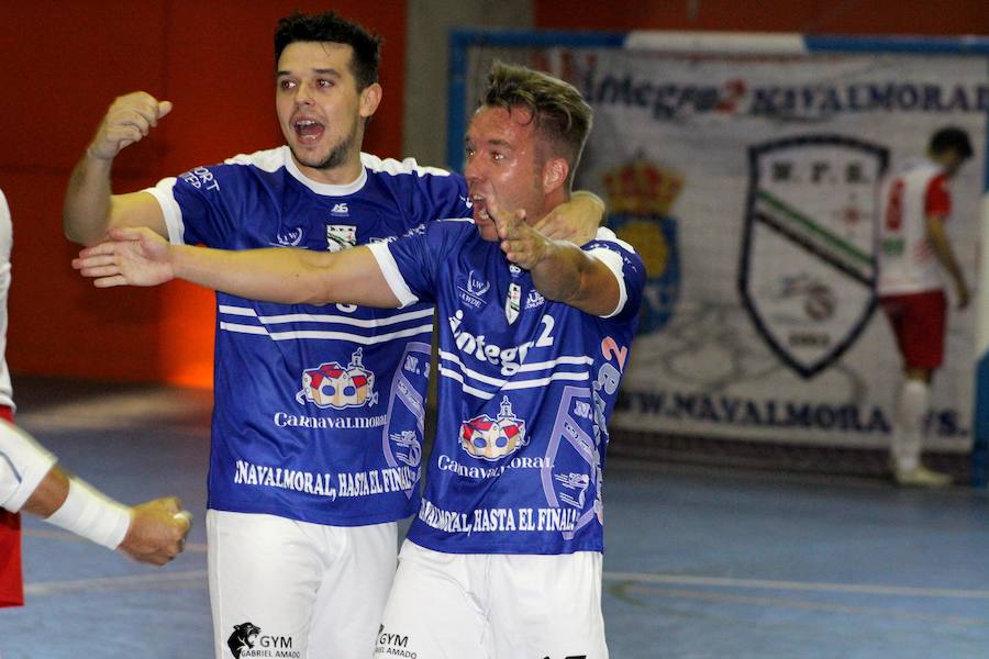 Navalmoral FS remonta ante el Leganés, que ganaba 0-2, y termina imponiéndose 5-3