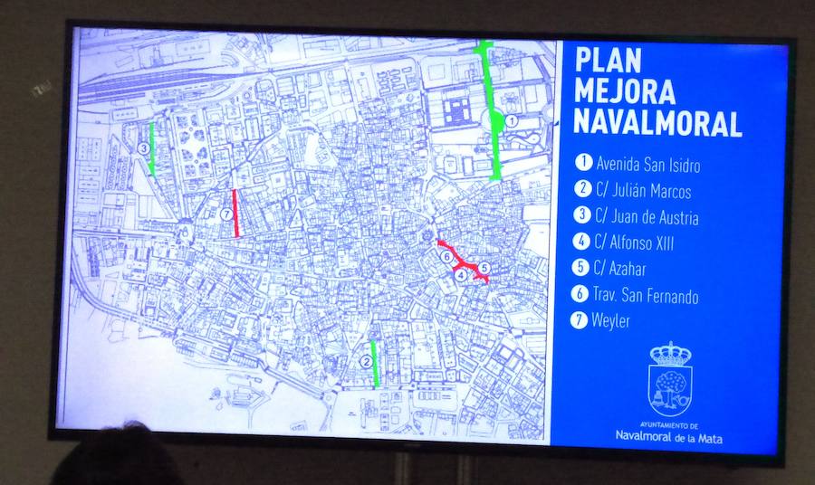 La primera fase del Plan Mejora Navalmoral beneficiará a siete calles