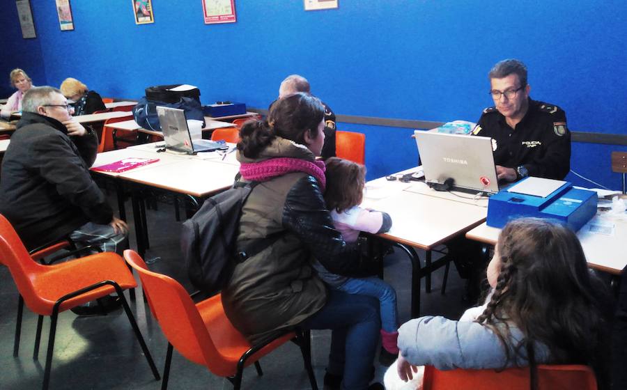 Anterior visita del equipo del DNI 