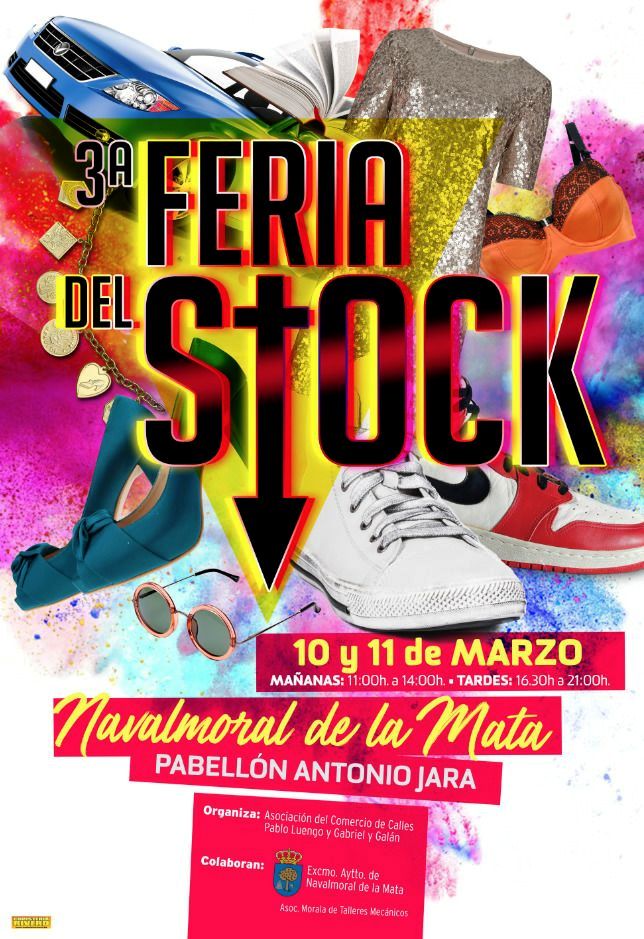 El pabellón Antonio Jara acogerá los días 10 y 11 de marzo la 3ª Feria del Stock
