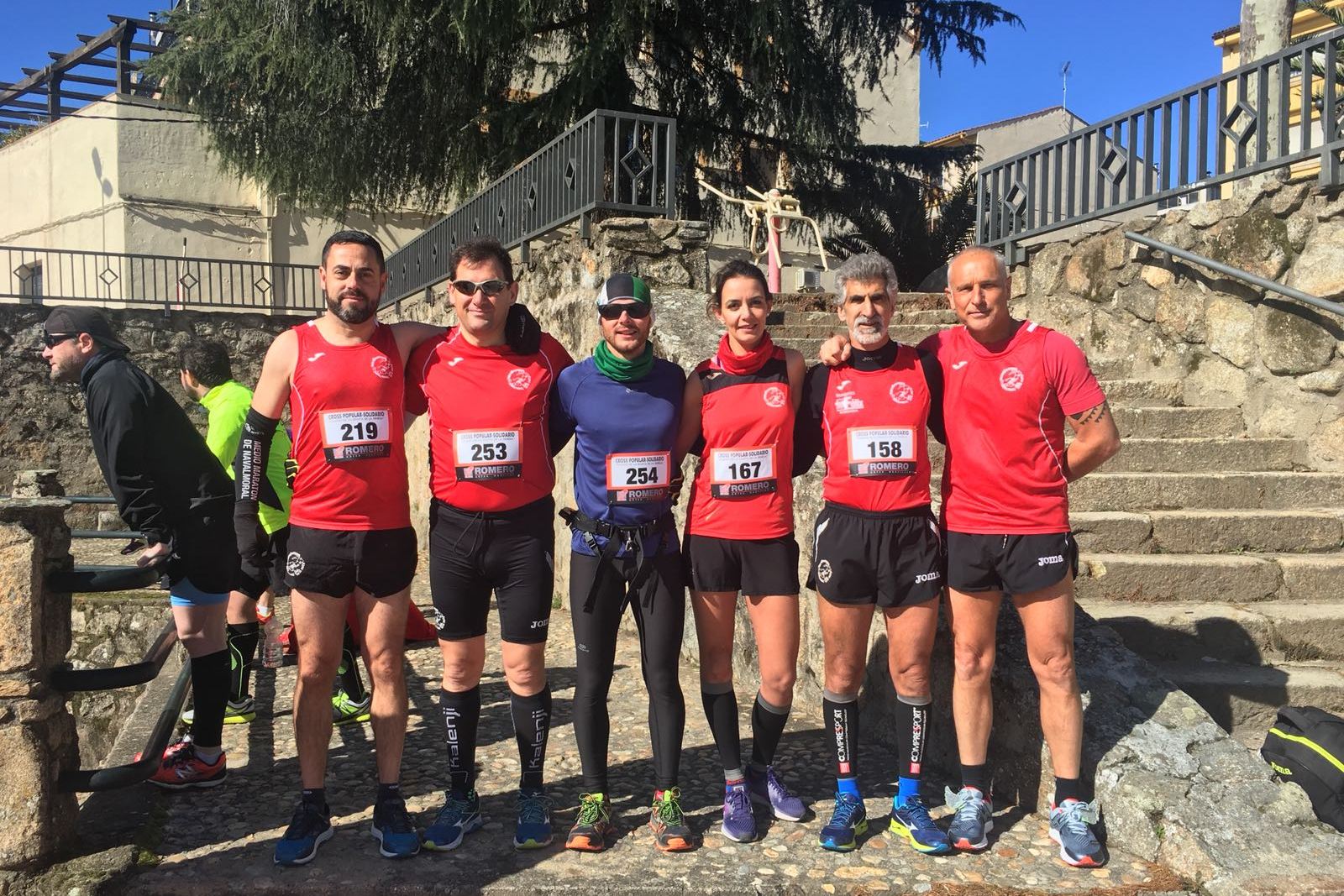 Representantes del club en Jaraíz de la Vera y Valencia 