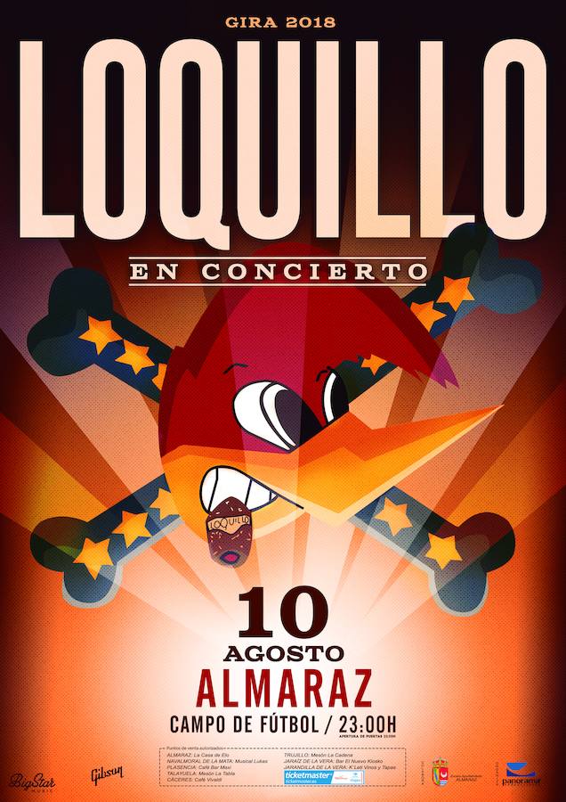 El rock de Loquillo llegará el viernes a Almaraz